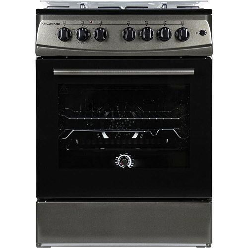 Купить Плита газова MILANO ML60 G1 /07C+стальна в магазине vsesvit.shop