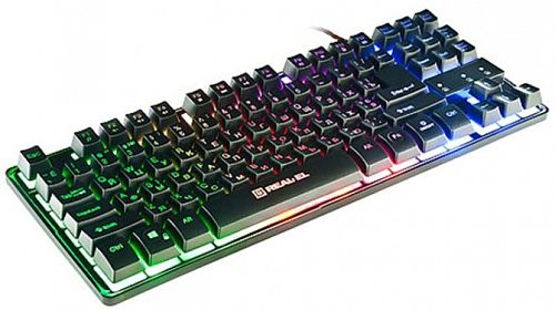 Купить Клавиатура REAL-EL Gaming 8710 TKL Backlit USB в магазине vsesvit.shop