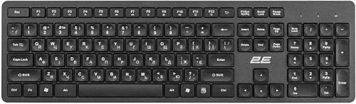 Купить Клавіатура 2E KS260 WL EN/UKR Black (2E-KS260WB) в магазине vsesvit.shop