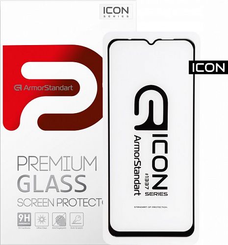 Купить Захисне скло Xiaomi Redmi 9 Black Armorstandart Icon (ARM56279) в магазине vsesvit.shop