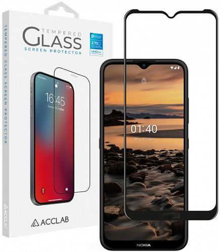 Купить Захисне скло Nokia 1.4 Black ACCLAB Full Glue (1283126511790) в магазине vsesvit.shop