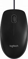 Миша LOGITECH B100 USB White