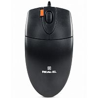 Миша REAL-EL RM-217 Black (EL123200038) каталог товаров