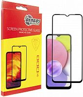 Захисне скло Samsung A03 Core SM-A032 Black Full Glue Dengos (TGFG-200) каталог товаров