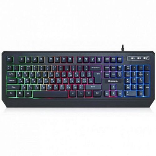 Купить Клавіатура Real-El Gaming 8710 TKL Backlit USB (EL123100030) в магазине vsesvit.shop
