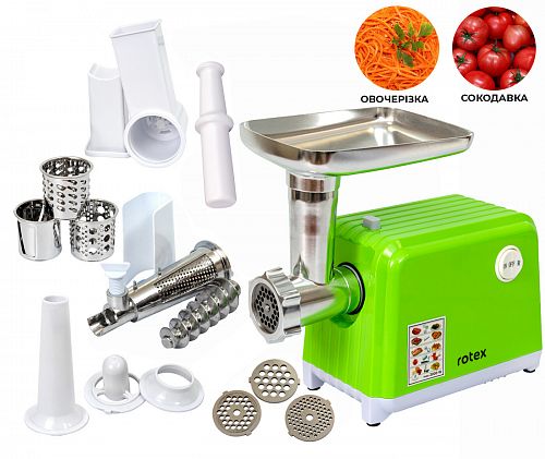 Купить М'ясорубка ROTEX RMG202-G Vega в магазине vsesvit.shop