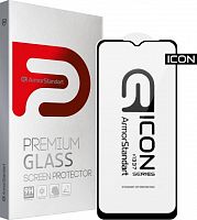 Захисне скло Samsung A03 core (A032) black PREMIUM Full Glue