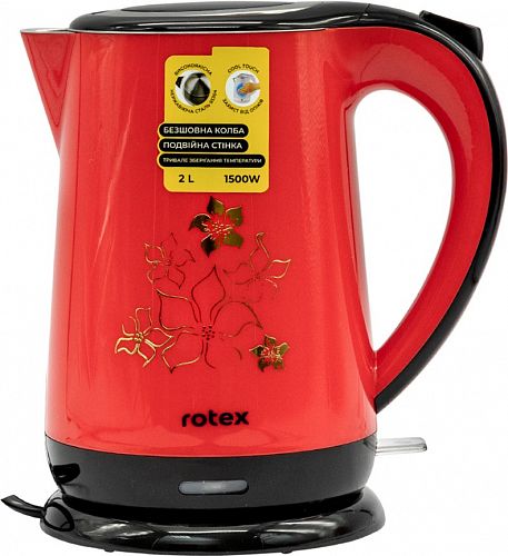 Купить Електрочайник ROTEX RKT26-R в магазине vsesvit.shop