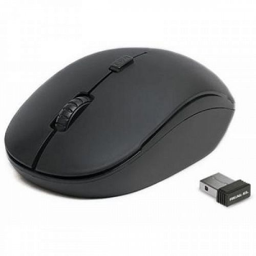 Купить Миша REAL-EL RM-301 Wireless Black USB UAH в магазине vsesvit.shop