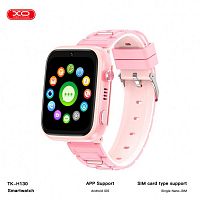Дитячі годинники XO H130 GPS Children s Intelligent 4G Watch Pink