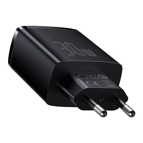 Купить CЗУ BASEUS Compact Quick Charger 2U+C 30W EU Black (CCXJ-E01) в магазине vsesvit.shop