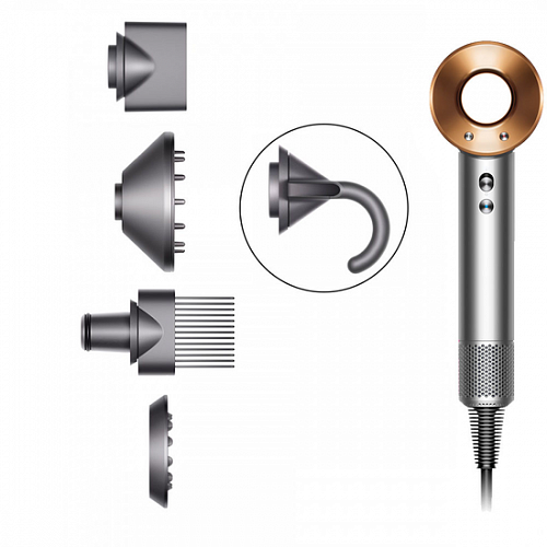 Купить Фен DYSON HD07 Supersonic Prussian Blue/Rich Copper(412525-01) в магазине vsesvit.shop