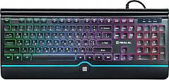 Клавіатура REAL-EL Comfort 8000 Backlit Black USB (EL123100033)