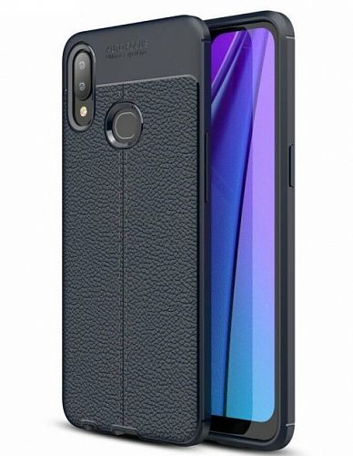 Купить Накладка Auto Focus шкіра Samsung A10s (A107) black в магазине vsesvit.shop
